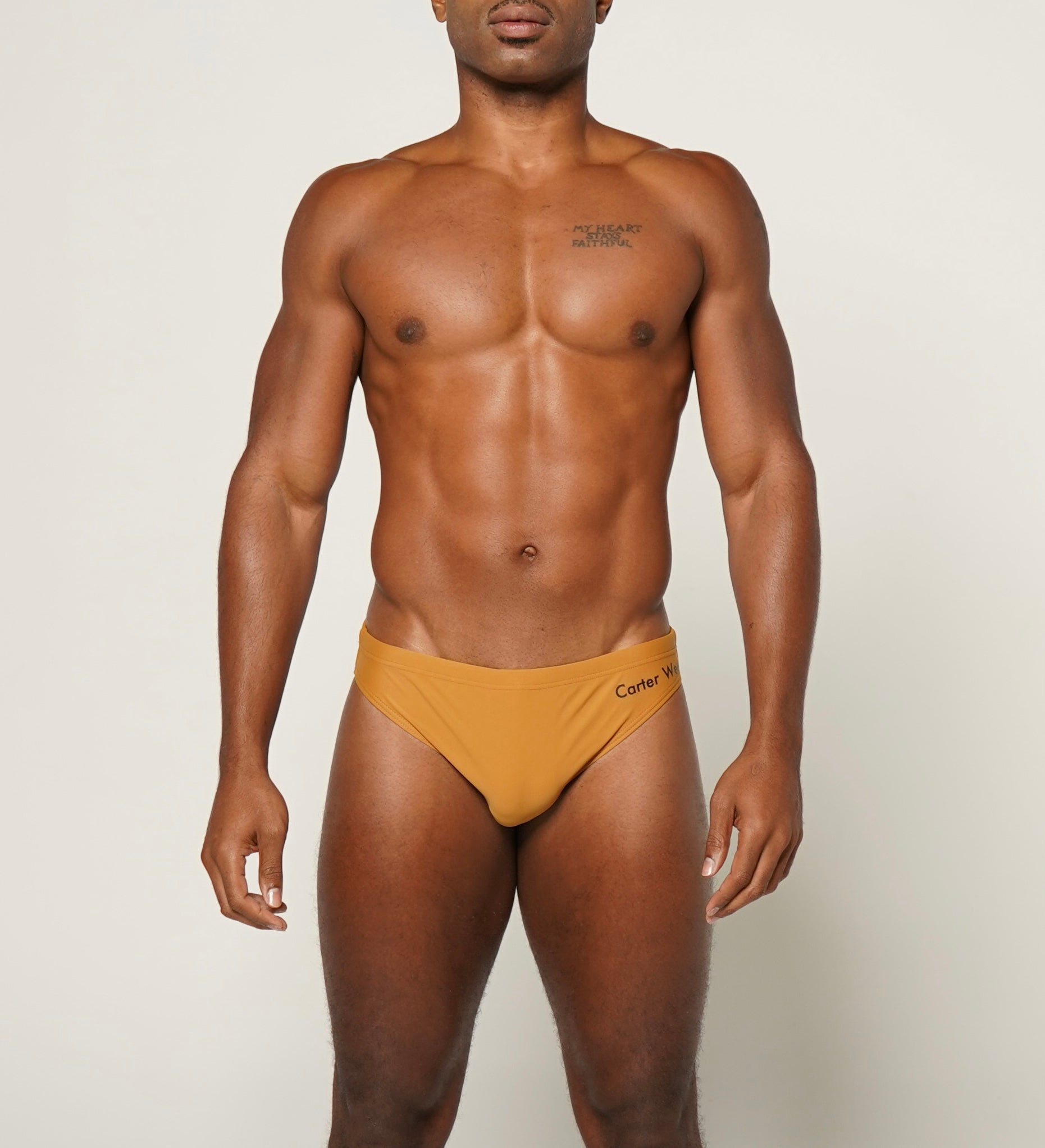 Men's Underwear Boxer Briefs Size XL Papi Black Yellow Band